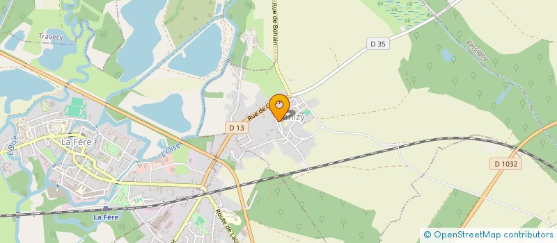 localisation de l'entreprise CTRE COM ACTION SOCIALE DE DANIZY à DANIZY