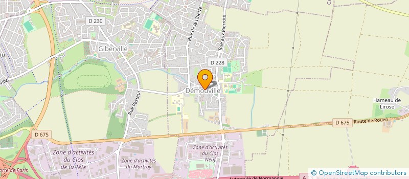 localisation de l'entreprise CTRE COM ACTION SOCIALE DE DEMOUVILLE à DEMOUVILLE