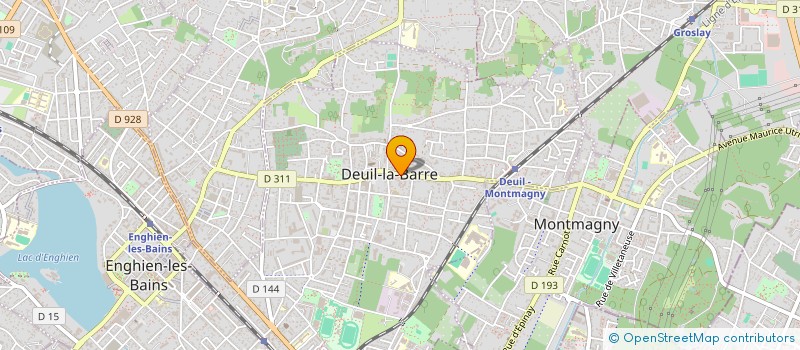 localisation de l'entreprise CTRE COM ACTION SOCIALE DE DEUIL LA BARR à DEUIL-LA-BARRE