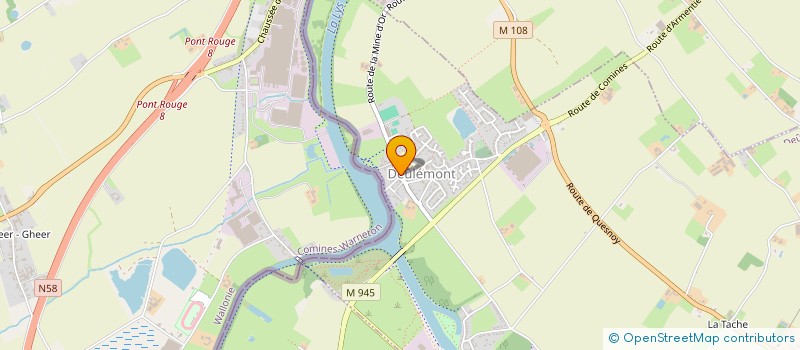 localisation de l'entreprise CTRE COM ACTION SOCIALE DE DEULEMONT  DEULEMONT