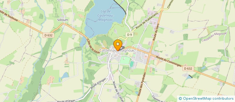 localisation de l'entreprise CTRE COM ACTION SOCIALE DE DEVEZE  DEVEZE