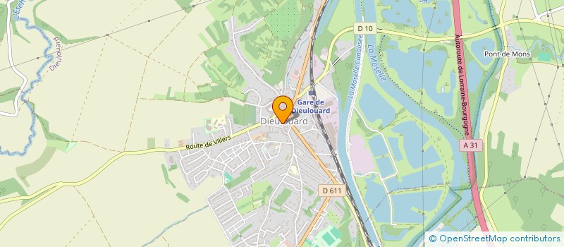 localisation de l'entreprise CTRE COM ACTION SOCIALE DE DIEULOUARD à DIEULOUARD