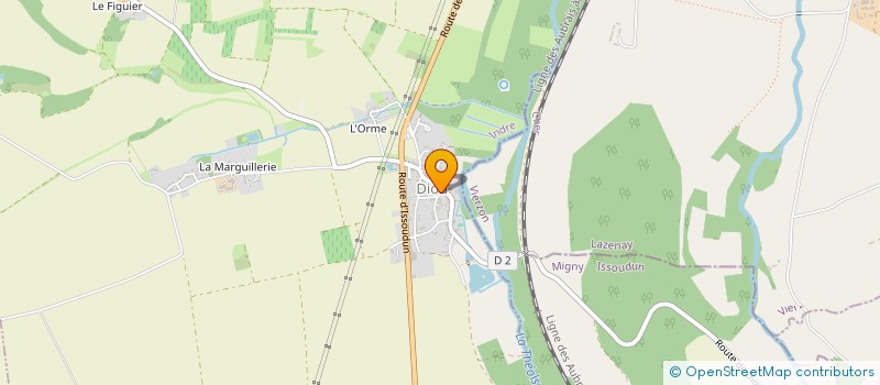 localisation de l'entreprise CTRE COM ACTION SOCIALE DE DIOU à DIOU