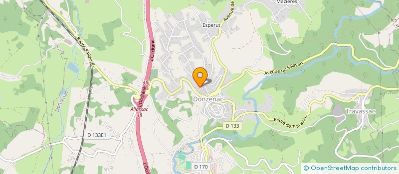 localisation de l'entreprise CTRE COM ACTION SOCIALE DE DONZENAC à DONZENAC