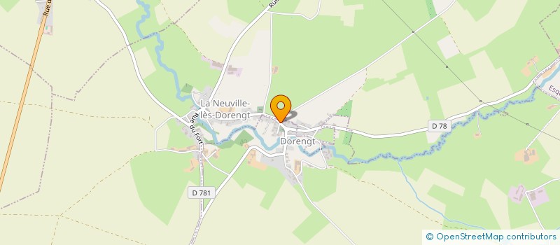 localisation de l'entreprise CTRE COM ACTION SOCIALE DE DORENGT à DORENGT