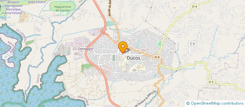 localisation de l'entreprise CTRE COM ACTION SOCIALE DE DUCOS à DUCOS