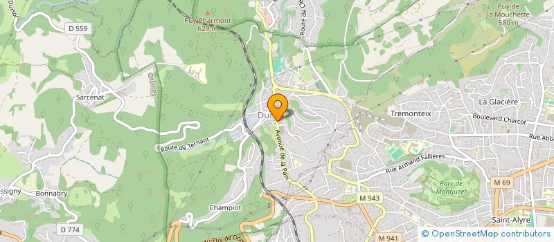 localisation de l'entreprise CTRE COM ACTION SOCIALE DE DURTOL  DURTOL