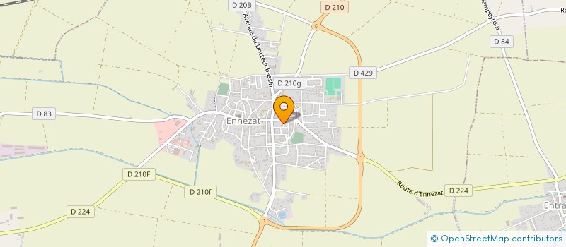 localisation de l'entreprise CTRE COM ACTION SOCIALE DE ENNEZAT à ENNEZAT