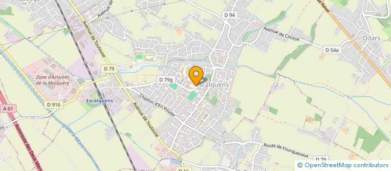 localisation de l'entreprise CTRE COM ACTION SOCIALE DE ESCALQUENS à ESCALQUENS