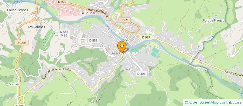 localisation de l'entreprise CTRE COM ACTION SOCIALE DE ESPALION à ESPALION