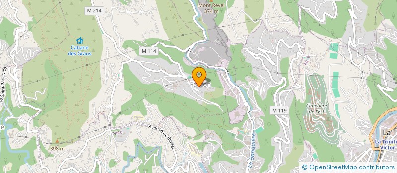 localisation de l'entreprise CTRE COM ACTION SOCIALE DE FALICON à FALICON