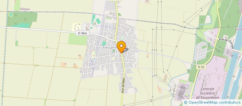 localisation de l'entreprise CTRE COM ACTION SOCIALE DE FESSENHEIM  FESSENHEIM