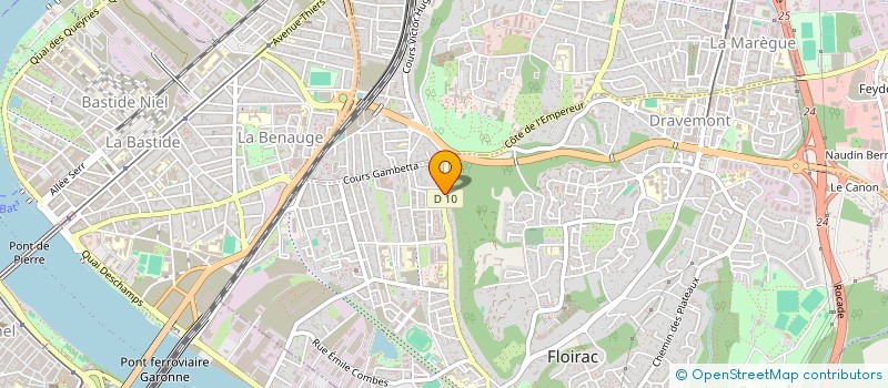 localisation de l'entreprise CTRE COM ACTION SOCIALE DE FLOIRAC à FLOIRAC