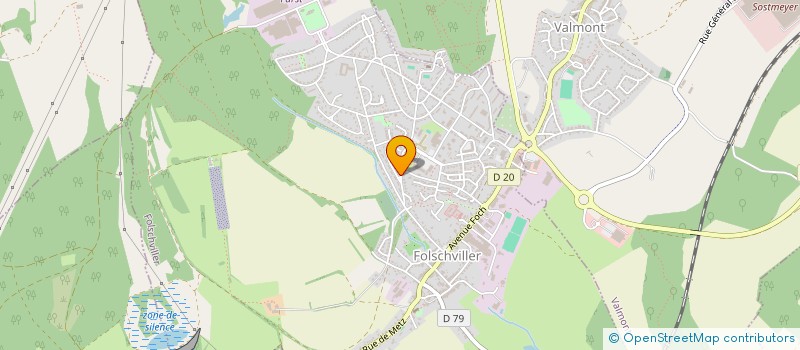 localisation de l'entreprise CTRE COM ACTION SOCIALE DE FOLSCHVILLER à FOLSCHVILLER