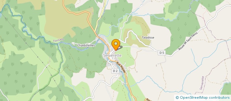 localisation de l'entreprise CTRE COM ACTION SOCIALE DE FONTANS  FONTANS