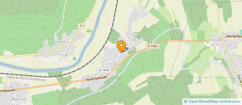 localisation de l'entreprise CTRE COM ACTION SOCIALE DE FOSSOY à FOSSOY