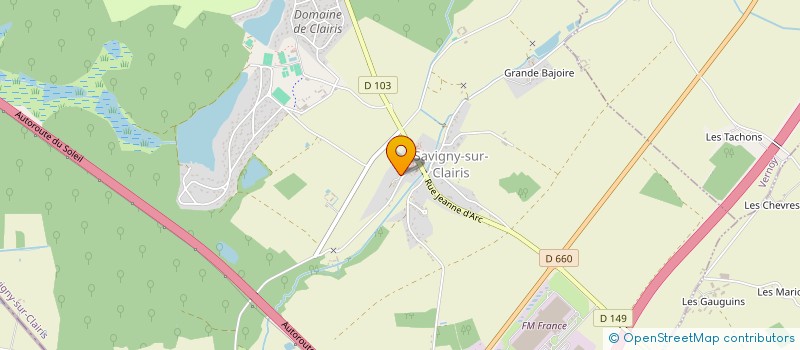 localisation de l'entreprise CTRE COM ACTION SOCIALE DE FOUCHERES  FOUCHERES