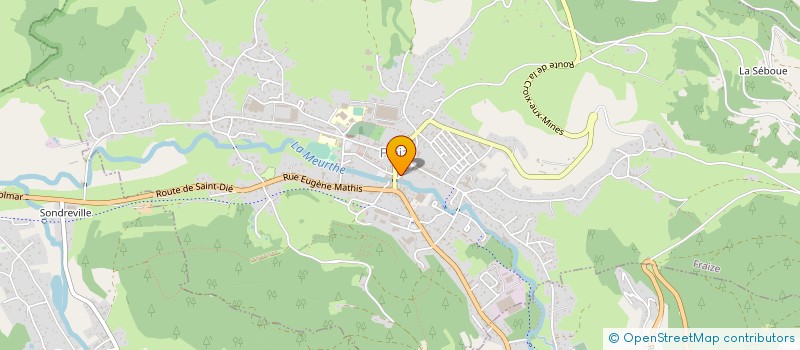 localisation de l'entreprise CTRE COM ACTION SOCIALE DE FRAIZE à FRAIZE