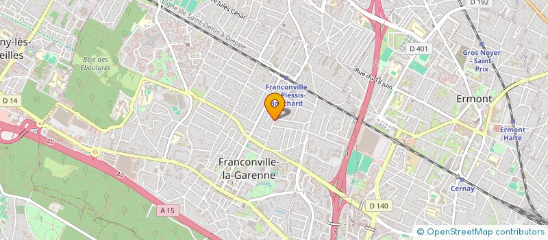 localisation de l'entreprise CTRE COM ACTION SOCIALE DE FRANCONVILLE à FRANCONVILLE
