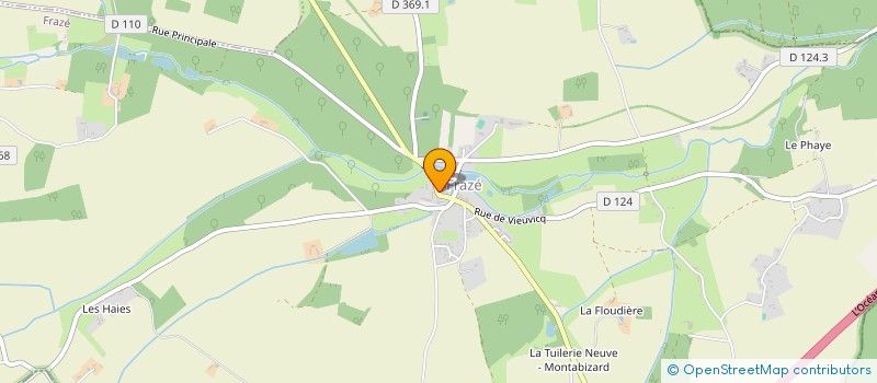 localisation de l'entreprise CTRE COM ACTION SOCIALE DE FRAZE à FRAZE