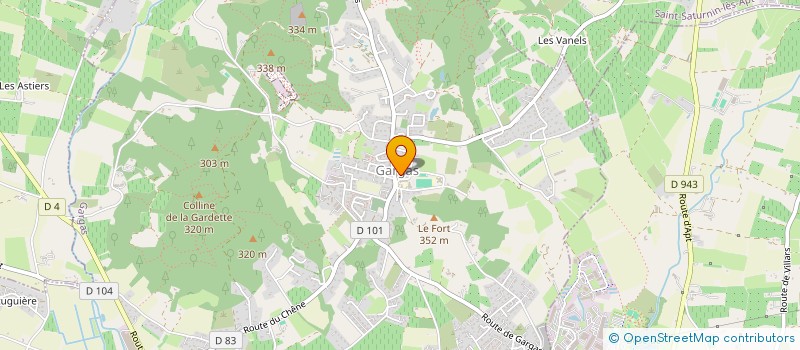 localisation de l'entreprise CTRE COM ACTION SOCIALE DE GARGAS  GARGAS