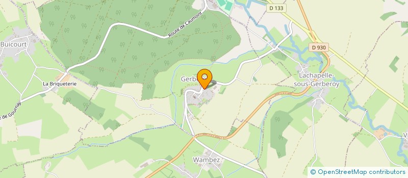 localisation de l'entreprise CTRE COM ACTION SOCIALE DE GERBEROY  GERBEROY