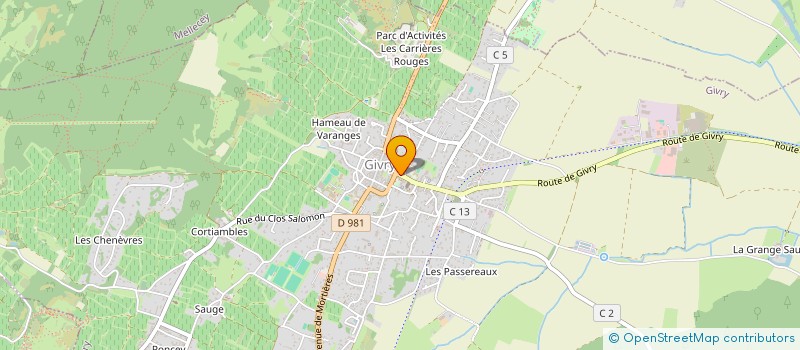 localisation de l'entreprise CTRE COM ACTION SOCIALE DE GIVRY à GIVRY