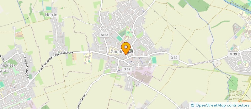 localisation de l'entreprise CTRE COM ACTION SOCIALE DE GONDECOURT  GONDECOURT