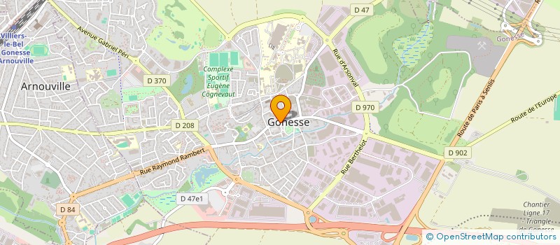 localisation de l'entreprise CTRE COM ACTION SOCIALE DE GONESSE à GONESSE