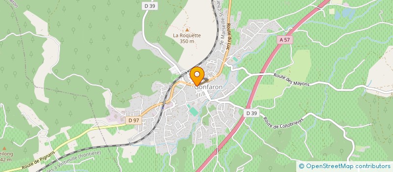 localisation de l'entreprise CTRE COM ACTION SOCIALE DE GONFARON à GONFARON