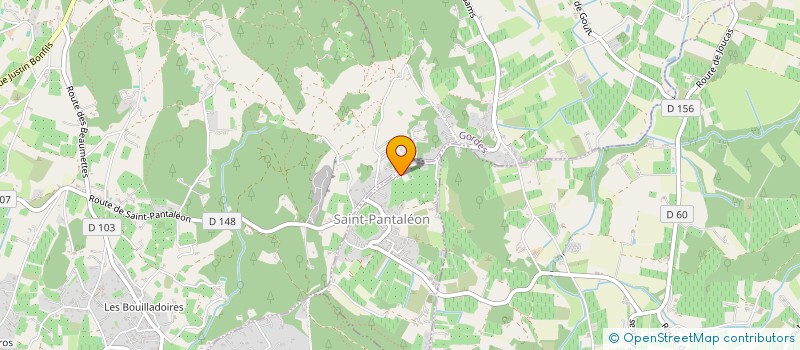 localisation de l'entreprise CTRE COM ACTION SOCIALE DE GORDES  GORDES