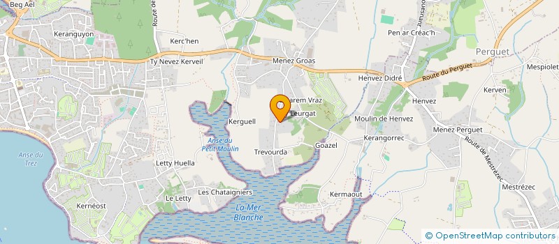 localisation de l'entreprise CTRE COM ACTION SOCIALE DE GOUESNACH à GOUESNACH