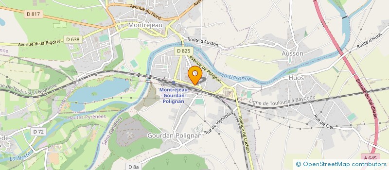 localisation de l'entreprise CTRE COM ACTION SOCIALE DE GOURDAN  GOURDAN-POLIGNAN