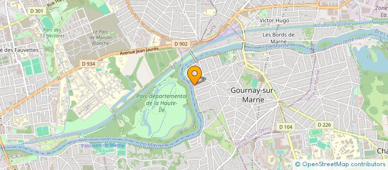 localisation de l'entreprise CTRE COM ACTION SOCIALE DE GOURNAY à GOURNAY-SUR-MARNE