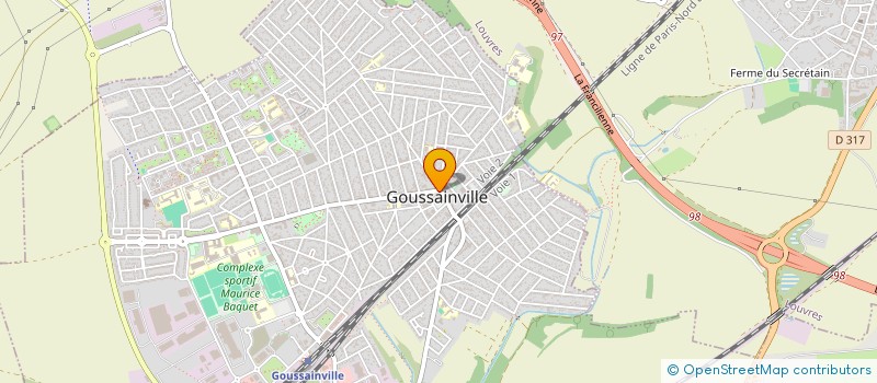 localisation de l'entreprise CTRE COM ACTION SOCIALE DE GOUSSAINVILLE à GOUSSAINVILLE