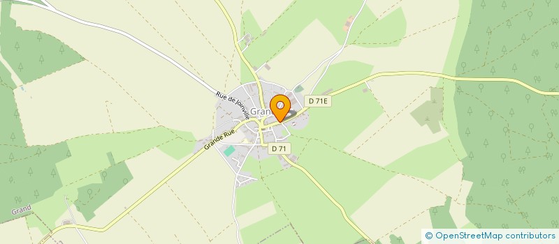 localisation de l'entreprise CTRE COM ACTION SOCIALE DE GRAND  GRAND