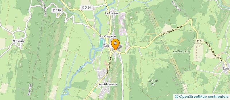 localisation de l'entreprise CTRE COM ACTION SOCIALE DE GRAYE ET CHAR  GRAYE-ET-CHARNAY