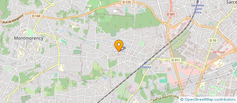 localisation de l'entreprise CTRE COM ACTION SOCIALE DE GROSLAY à GROSLAY