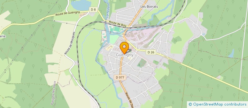 localisation de l'entreprise CTRE COM ACTION SOCIALE DE GUERIGNY à GUERIGNY
