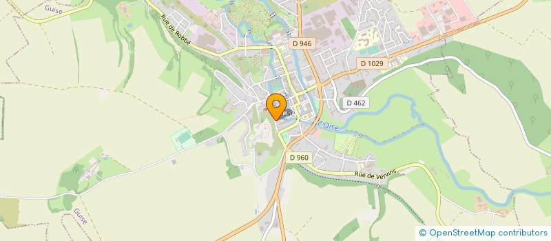 localisation de l'entreprise CTRE COM ACTION SOCIALE DE GUISE à GUISE