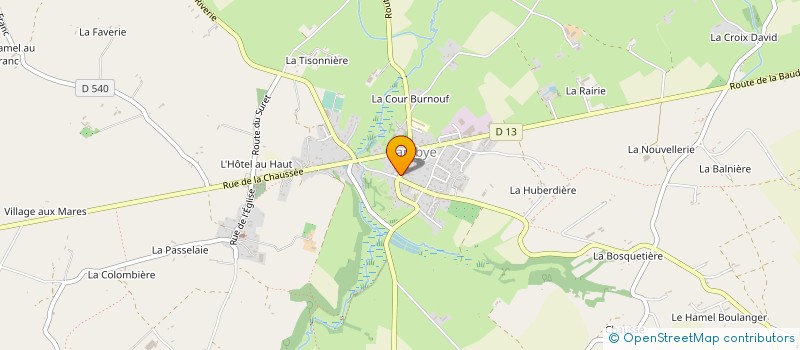 localisation de l'entreprise CTRE COM ACTION SOCIALE DE HAMBYE à HAMBYE