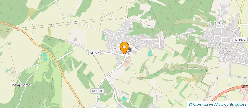 localisation de l'entreprise CTRE COM ACTION SOCIALE DE HAUTEVILLE-LE à HAUTEVILLE-LES-DIJON