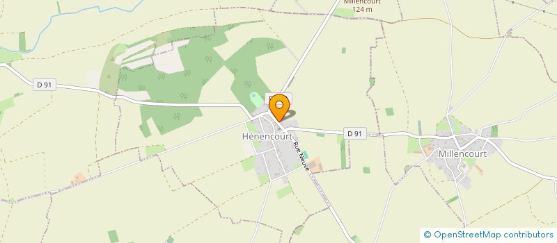 localisation de l'entreprise CTRE COM ACTION SOCIALE DE HENENCOURT  HENENCOURT