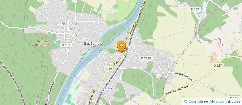 localisation de l'entreprise CTRE COM ACTION SOCIALE DE HERICY  HERICY