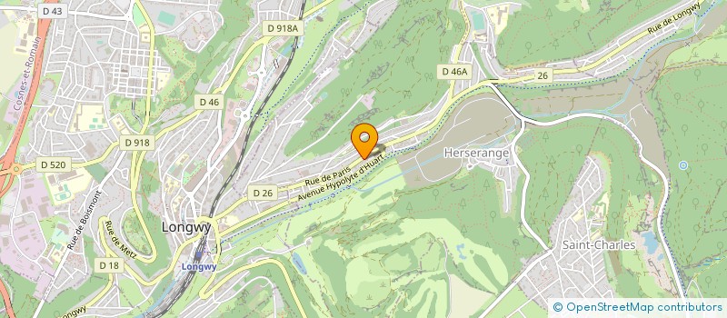 localisation de l'entreprise CTRE COM ACTION SOCIALE DE HERSERANGE à HERSERANGE