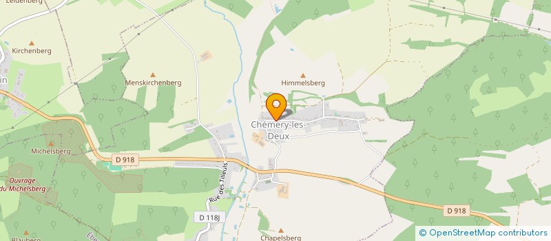 localisation de l'entreprise CTRE COM ACTION SOCIALE DE HESTROFF  HESTROFF