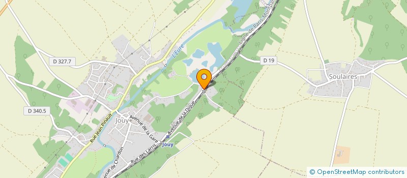 localisation de l'entreprise CTRE COM ACTION SOCIALE DE JOUY à JOUY