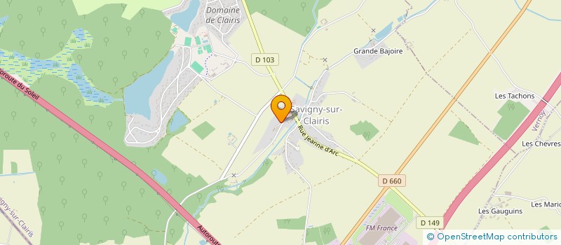 localisation de l'entreprise CTRE COM ACTION SOCIALE DE JOUY à JOUY