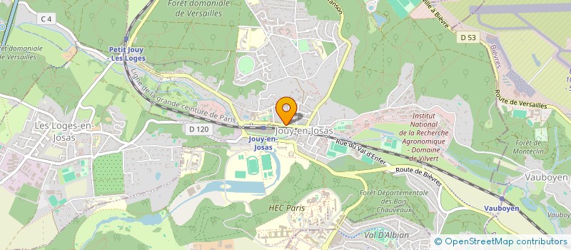 localisation de l'entreprise CTRE COM ACTION SOCIALE DE JOUY EN JOSAS à JOUY-EN-JOSAS