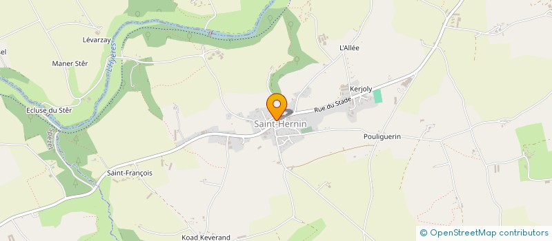 localisation de l'entreprise CTRE COM ACTION SOCIALE DE KERGLOFF à KERGLOFF